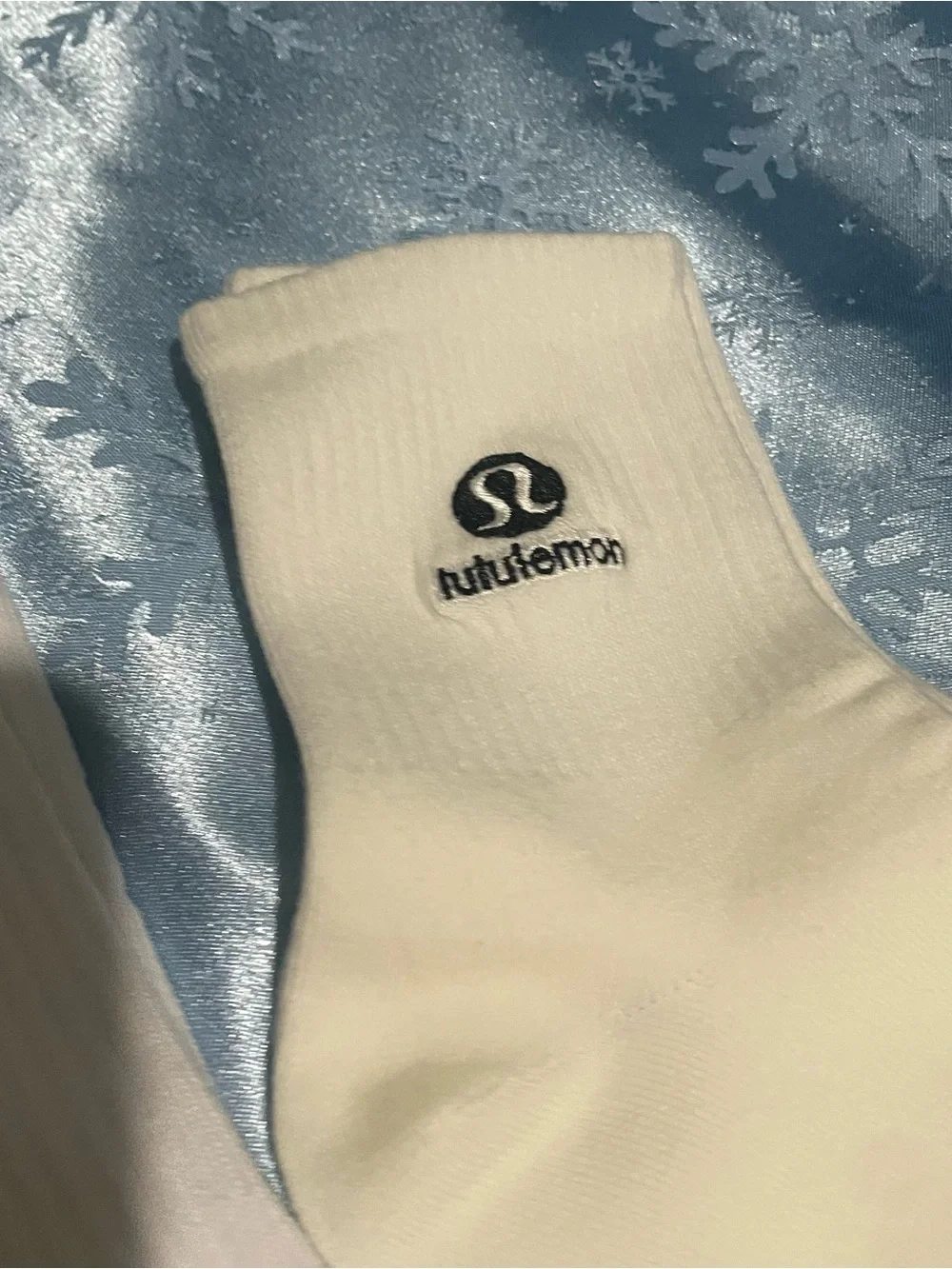 lululemon athletica Crew Socks Pack - White, Cream & Black Trim